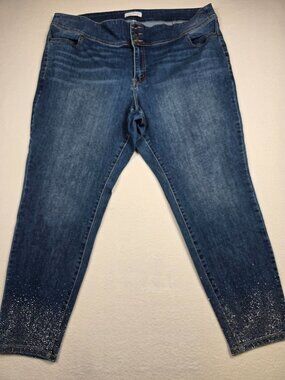 Lane Bryant High-Rise Jegging Size 26 With Flex Magic Waistband Signature Fit De